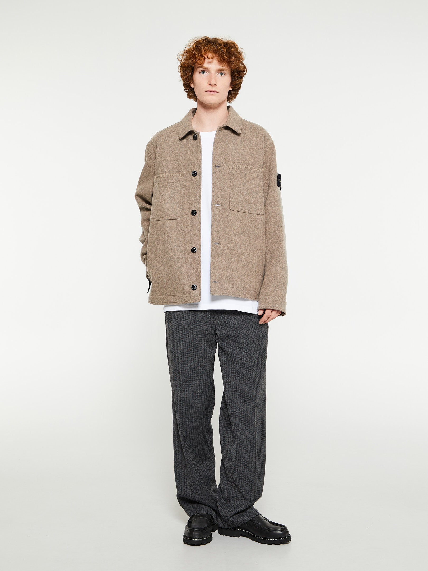 Q1030 Light Outerwear Jacket in Dove Grey