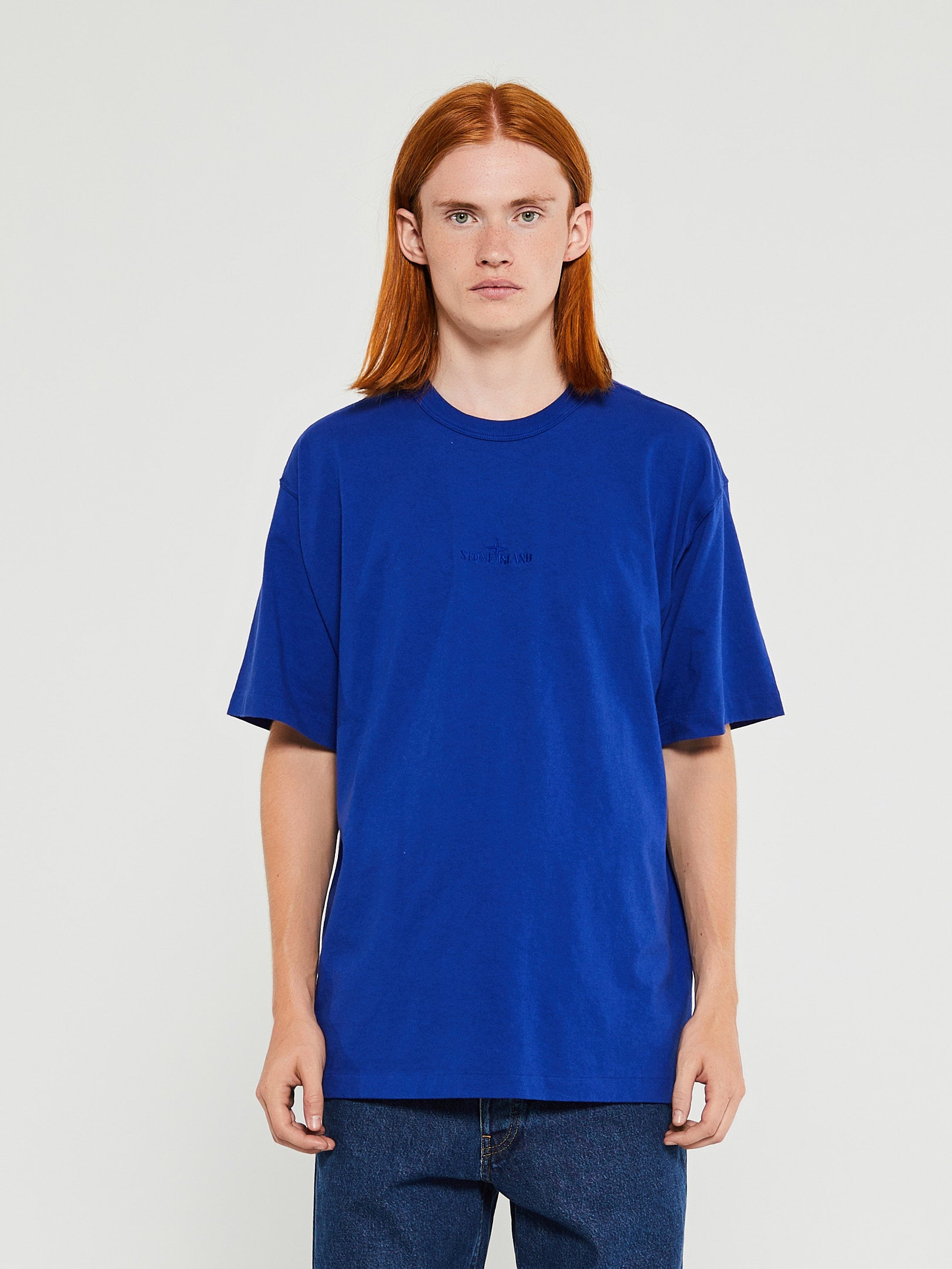 Stone Island - 20444 T-shirt in Bright Blue