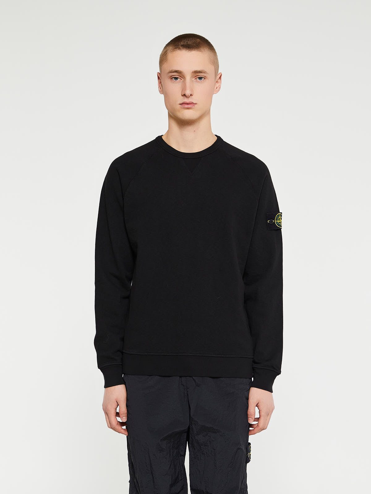 Stone Island - 66360 Felpa Sweatshirt in Black