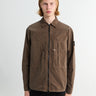 Stone Island - 1200005-V007C Zip-up Overshirt in Umber