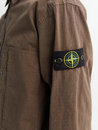 Stone Island - 1200005-V007C Zip-up Overshirt in Umber