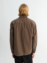 Stone Island - 1200005-V007C Zip-up Overshirt in Umber