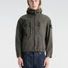 Stone Island - 1200011 Hooded Shirt in Coal Grey