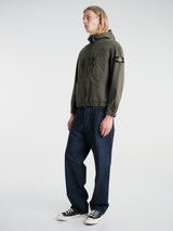Stone Island - 1200011 Hooded Shirt in Coal Grey