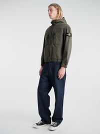 Stone Island - 1200011 Hooded Shirt in Coal Grey