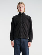 Stone Island - 6100066 Zip Up Cardigan in Black