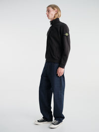 Stone Island - 6100066 Zip Up Cardigan in Black