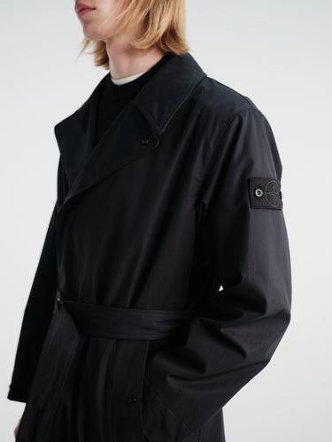 Stone Island - 710004 Trench Coat in Black