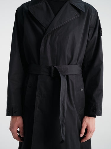 Stone Island - 710004 Trench Coat in Black