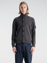Stone Island - 5100047 Cardigan in Melange Lead