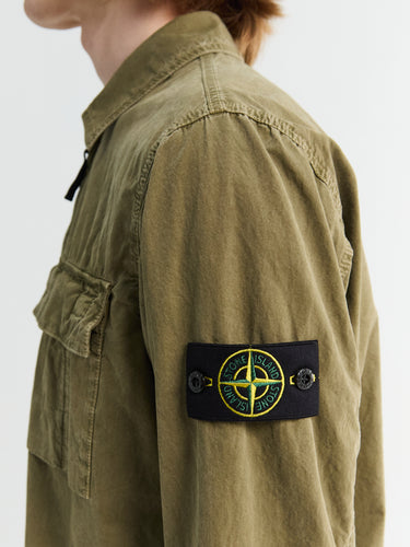Stone Island - L1S15-1200008-V015G Shirt in Military Green