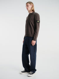 Stone Island - 5100018 Ls Polo in Melange Lead