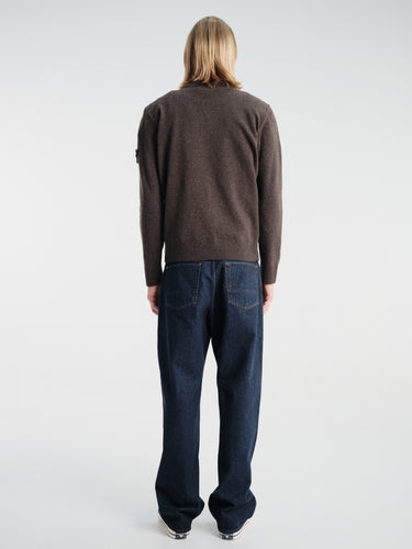 Stone Island - 5100018 Ls Polo in Melange Lead