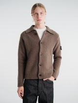 Stone Island - 5100056 Cardigan in Umber Melange