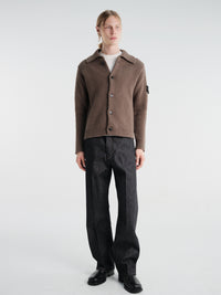 Stone Island - 5100056 Cardigan in Umber Melange