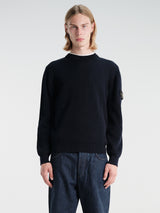 Stone Island - 5100154 Crew Neck in Navy Blue