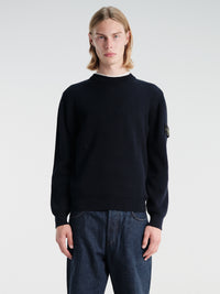 Stone Island - 5100154 Crew Neck in Navy Blue