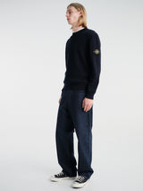 Stone Island - 5100154 Crew Neck in Navy Blue