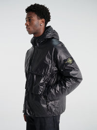 Stone Island - Short Parka in Black