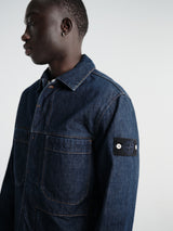Stone Island - 410006 Biker Jacket in Blue Rinse