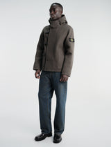 Stone Island - 4100039 Short Parka in Lead Grey