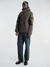 Stone Island - 4100039 Short Parka in Lead Grey