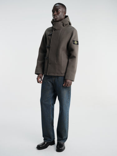 Stone Island - 4100039 Short Parka in Lead Grey