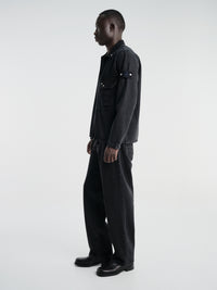 Stone Island - J10006 Trousers in Black Medium Wash