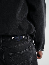 Stone Island - J10006 Trousers in Black Medium Wash