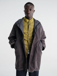 Stone Island - 7100013 Long Parka in Lead Grey