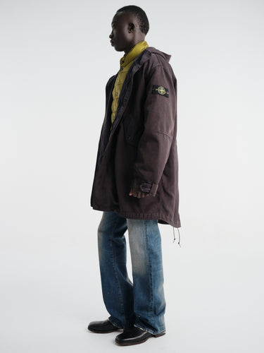 Stone Island - 7100013 Long Parka in Lead Grey