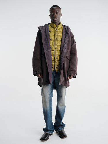 Stone Island - 7100013 Long Parka in Lead Grey