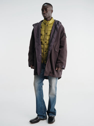 Stone Island - 7100013 Long Parka in Lead Grey