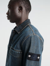 Stone Island - 410006 Biker Jacket in Blue Black
