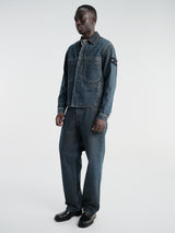 Stone Island - J10006 Trousers in Blue Black