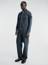 Stone Island - J10006 Trousers in Blue Black