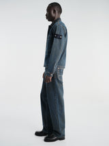 Stone Island - J10006 Trousers in Blue Black