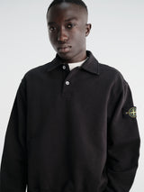 Stone Island - 6100054 Ls Polo in Black