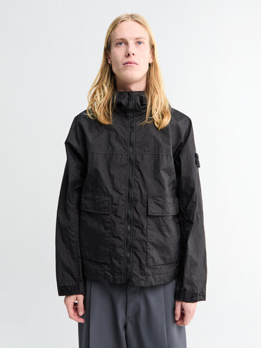Stone Island - 4100004 Short Parka in Black