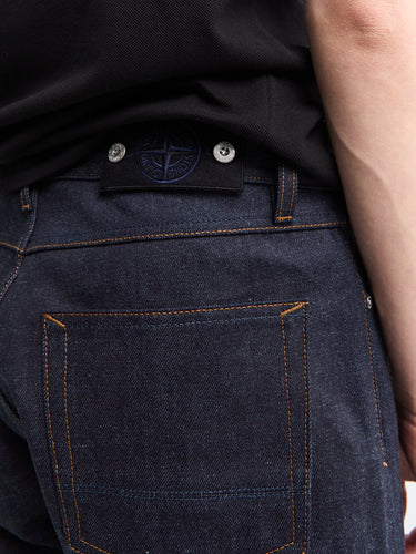 Stone Island - J100008 Trousers in Blue Raw