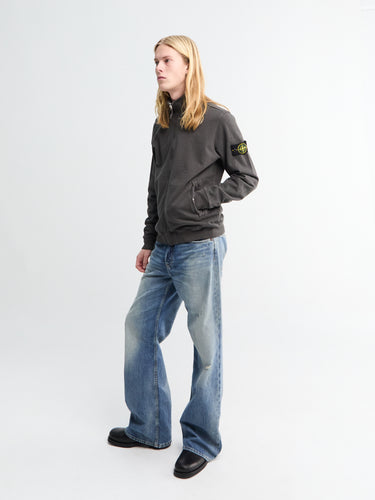 Stone Island - 6100033 Zip Up Cardigan in Charcoal