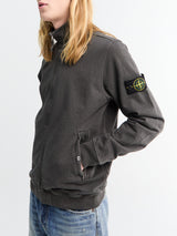 Stone Island - 6100033 Zip Up Cardigan in Charcoal