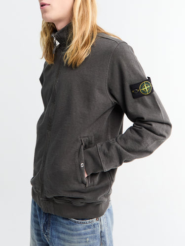 Stone Island - 6100033 Zip Up Cardigan in Charcoal