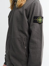 Stone Island - 6100033 Zip Up Cardigan in Charcoal