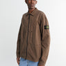 Stone Island - 1200005-V007C Zip-up Overshirt in Umber