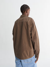 Stone Island - 1200005-V007C Zip-up Overshirt in Umber