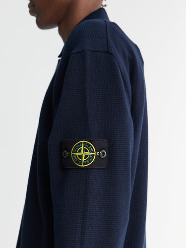 Stone Island - 5100024 Polo Sweatshirt in Navy Blue