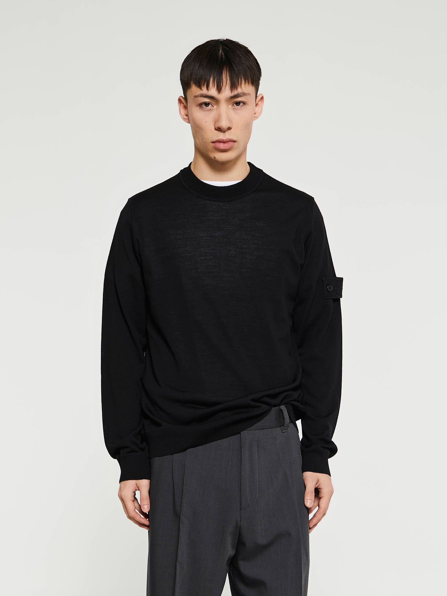 Stone Island - 5100066 Crew Neck in Black