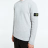 Stone Island - 5100056 Fancy Yarn Crewneck Jumper in Melange Grey