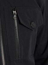 Stone Island - 1200007 Waterproof Cotton Canvas Ghost Overshirt in Black